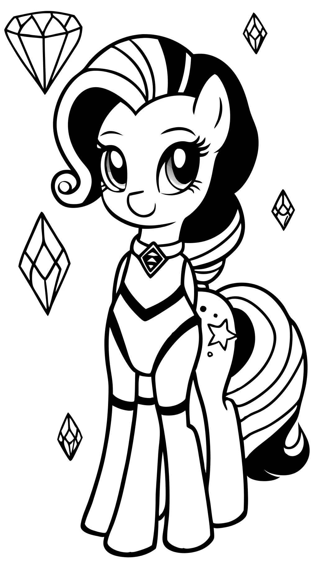 coloriages MLP Rareté